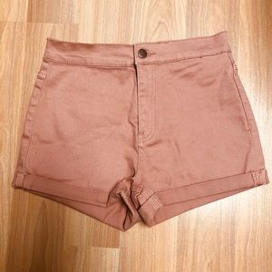 Forever21 Salmon colored High-waisted denim jeans